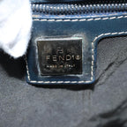 FENDI Mamma Baguette Shoulder Bag Canvas Gray78396
