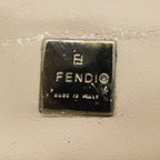 FENDI Zucca Canvas Vanity Pouch Brown Black78406