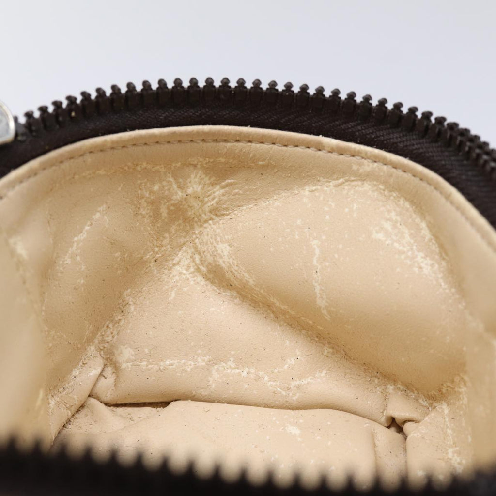 FENDI Zucca Canvas Vanity Pouch Brown Black78406