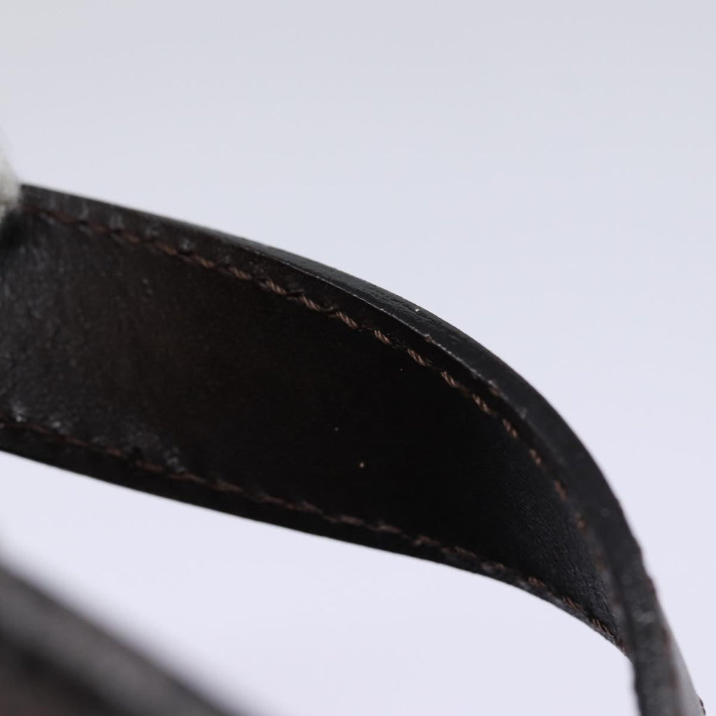 FENDI Zucca Canvas Vanity Pouch Brown Black78406