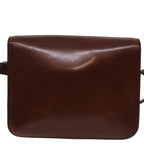 CELINE Shoulder Bag Leather Brown  78512