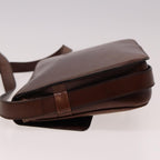 CELINE Shoulder Bag Leather Brown  78512