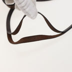 FENDI Zucca Canvas Shoulder Bag Brown Black78535