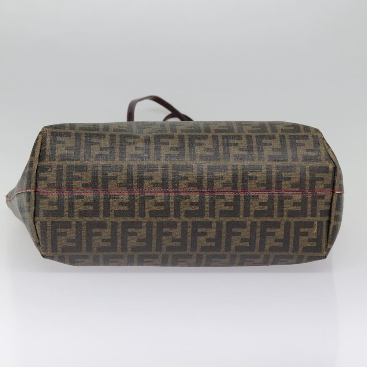 FENDI Zucca Canvas Tote Bag Brown Gold78561
