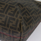 FENDI Zucca Canvas Tote Bag Brown Gold78561