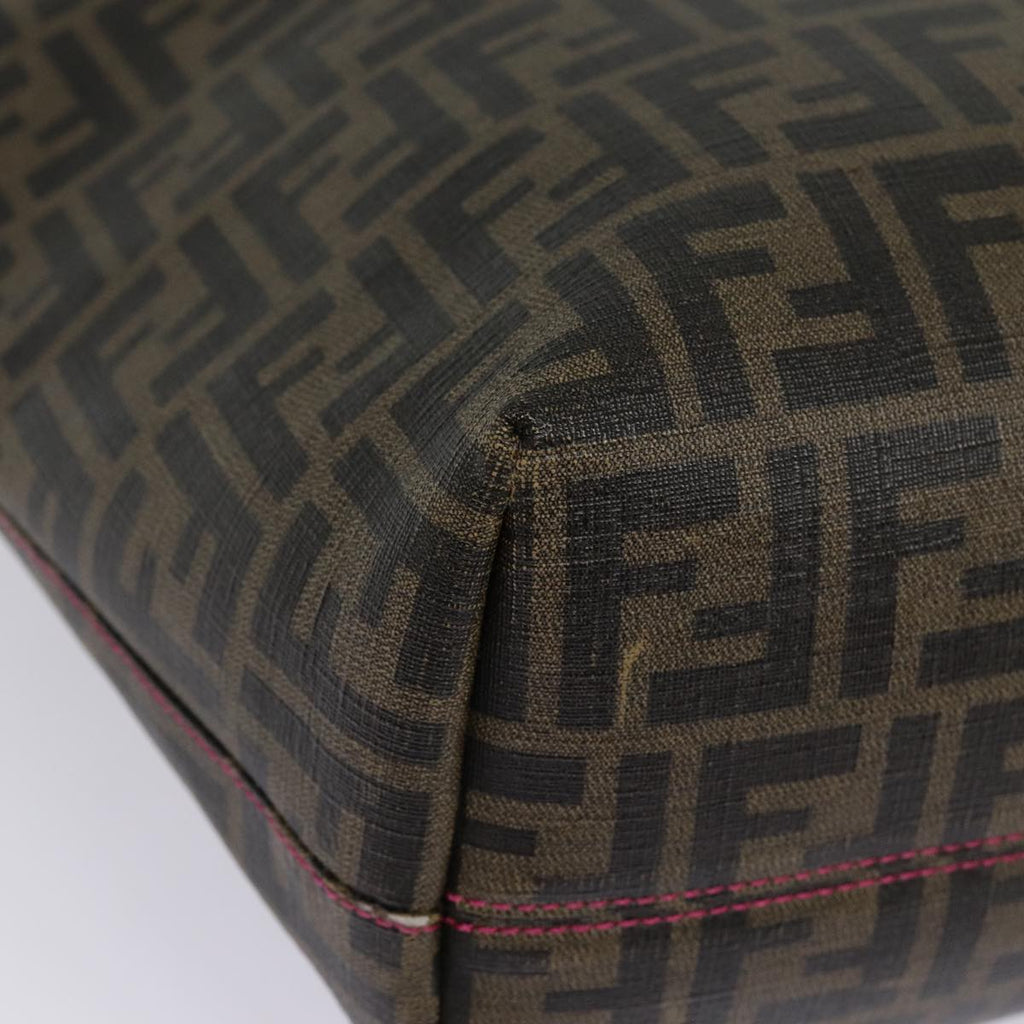 FENDI Zucca Canvas Tote Bag Brown Gold78561