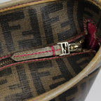 FENDI Zucca Canvas Tote Bag Brown Gold78561