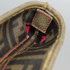 FENDI Zucca Canvas Tote Bag Brown Gold78561