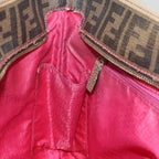 FENDI Zucca Canvas Tote Bag Brown Gold78561