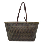 FENDI Zucca Canvas Tote Bag Brown Gold78561