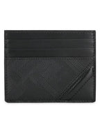 Fendi Shadow Diagonal Card Wallet Black