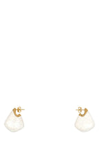 BOTTEGA VENETA Mini Ceramic and Silver Finish Earrings