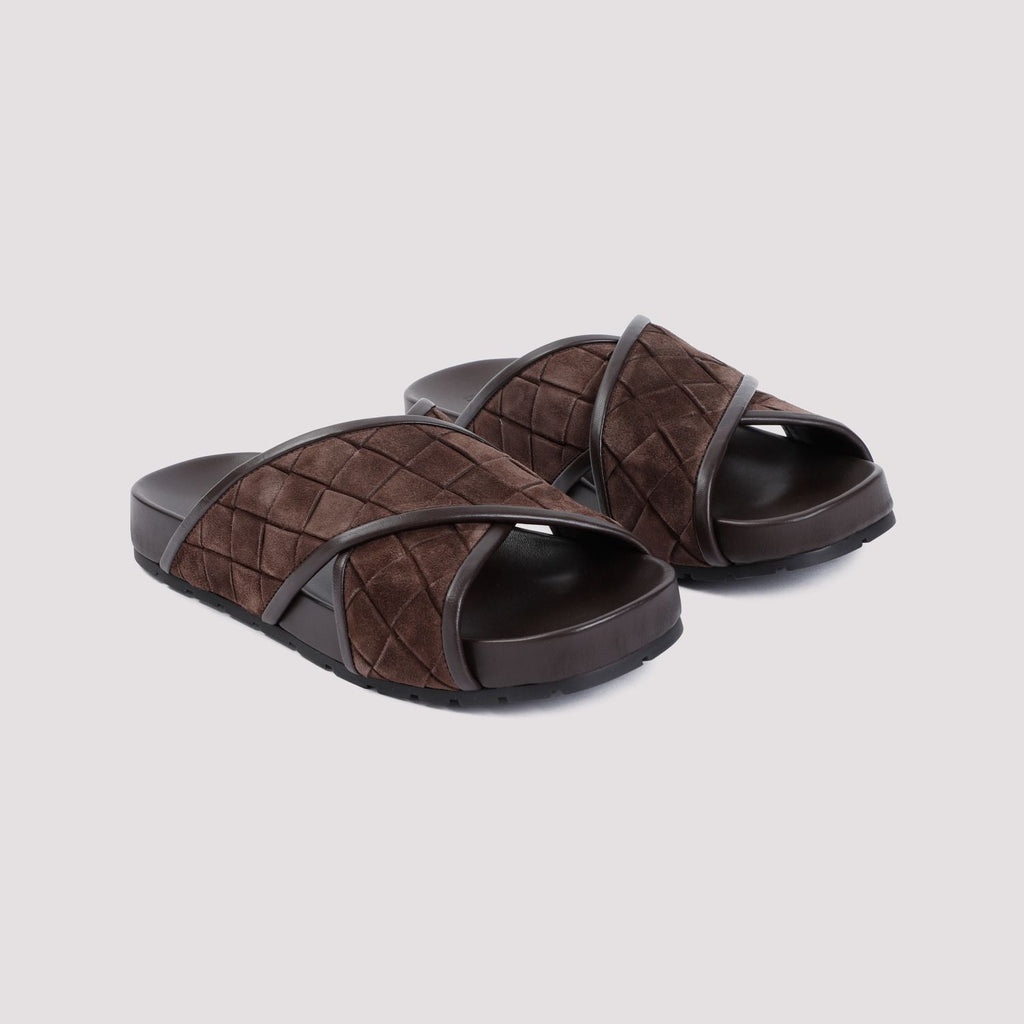 BOTTEGA VENETA Chic Suede Tarik Slippers for Men