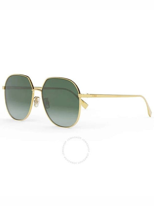 Fendi Fendi Green Gradient Pilot Men's Sunglasses FE40069U 30P 59