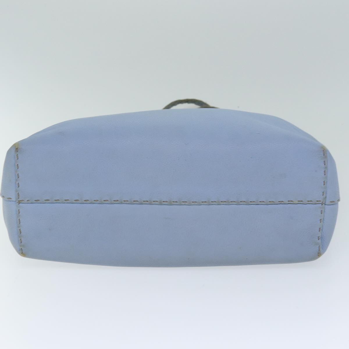 FENDI Celeria Tote Bag Leather Blue78824