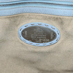 FENDI Celeria Tote Bag Leather Blue78824
