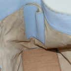 FENDI Celeria Tote Bag Leather Blue78824