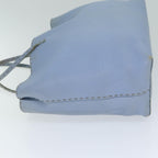 FENDI Celeria Tote Bag Leather Blue78824