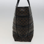 CELINE Macadam Canvas Tote Bag PVC Black Auth 78829