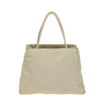PRADA Hand Bag Nylon White 78963