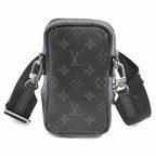 Louis Vuitton Double Phone Pouch Monogram Shoulder Bag