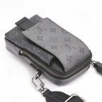 Louis Vuitton Double Phone Pouch Monogram Shoulder Bag