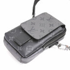 Louis Vuitton Double Phone Pouch Monogram Shoulder Bag