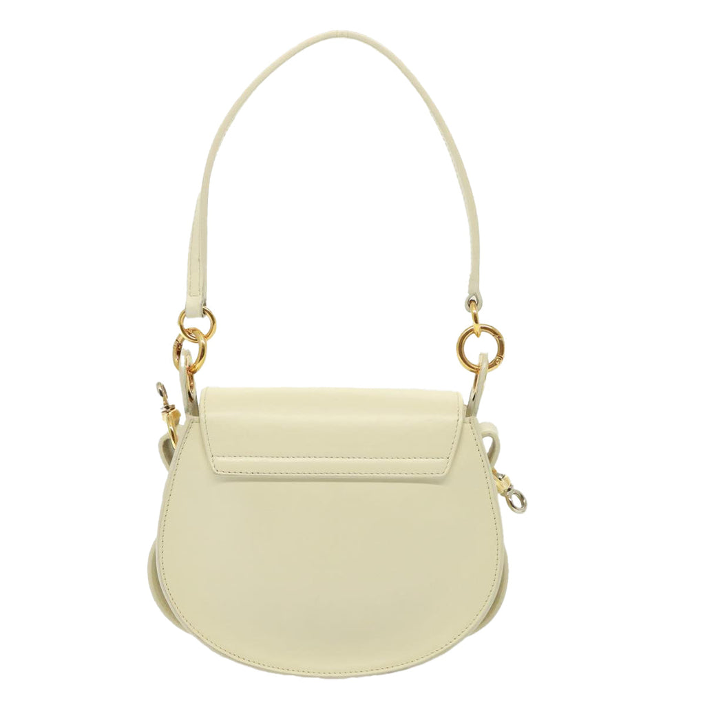 Chloe Tess Shoulder Bag Leather 2way White 79105