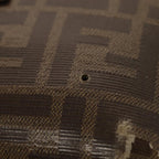 FENDI Zucca Canvas FILA Collaboration Shoulder Bag Brown Black79110