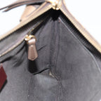 FENDI Zucca Canvas FILA Collaboration Shoulder Bag Brown Black79110