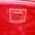 FENDI Zucchino Canvas Hand Bag Red79113