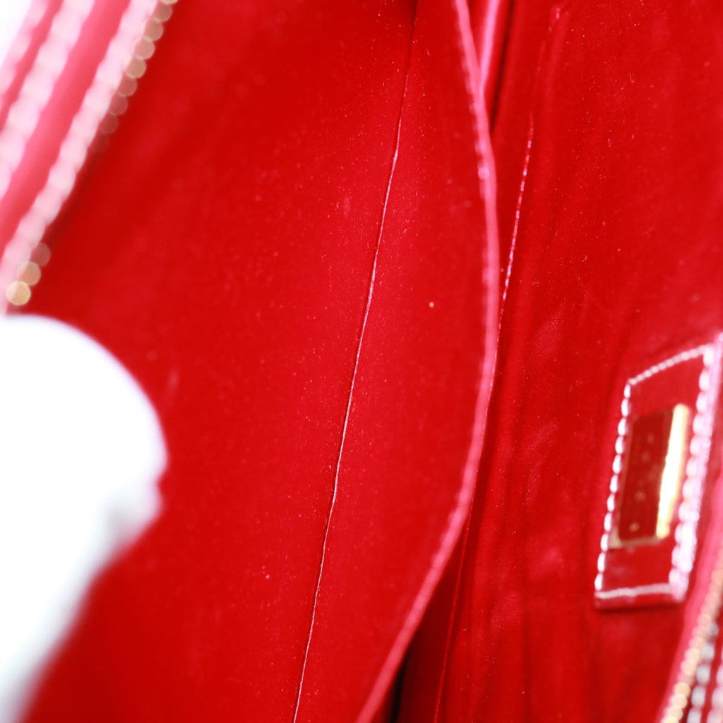 FENDI Zucchino Canvas Hand Bag Red79113