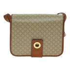 CELINE Macadam Canvas Shoulder Bag Beige  79130