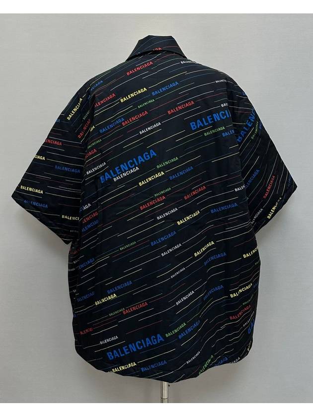 Balenciaga Multi logo short sleeve shirt 50