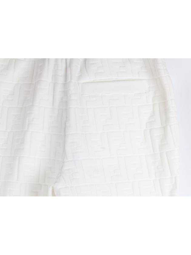 Fendi FF logo pants white 44 28