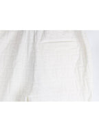 Fendi FF logo pants white 44 28