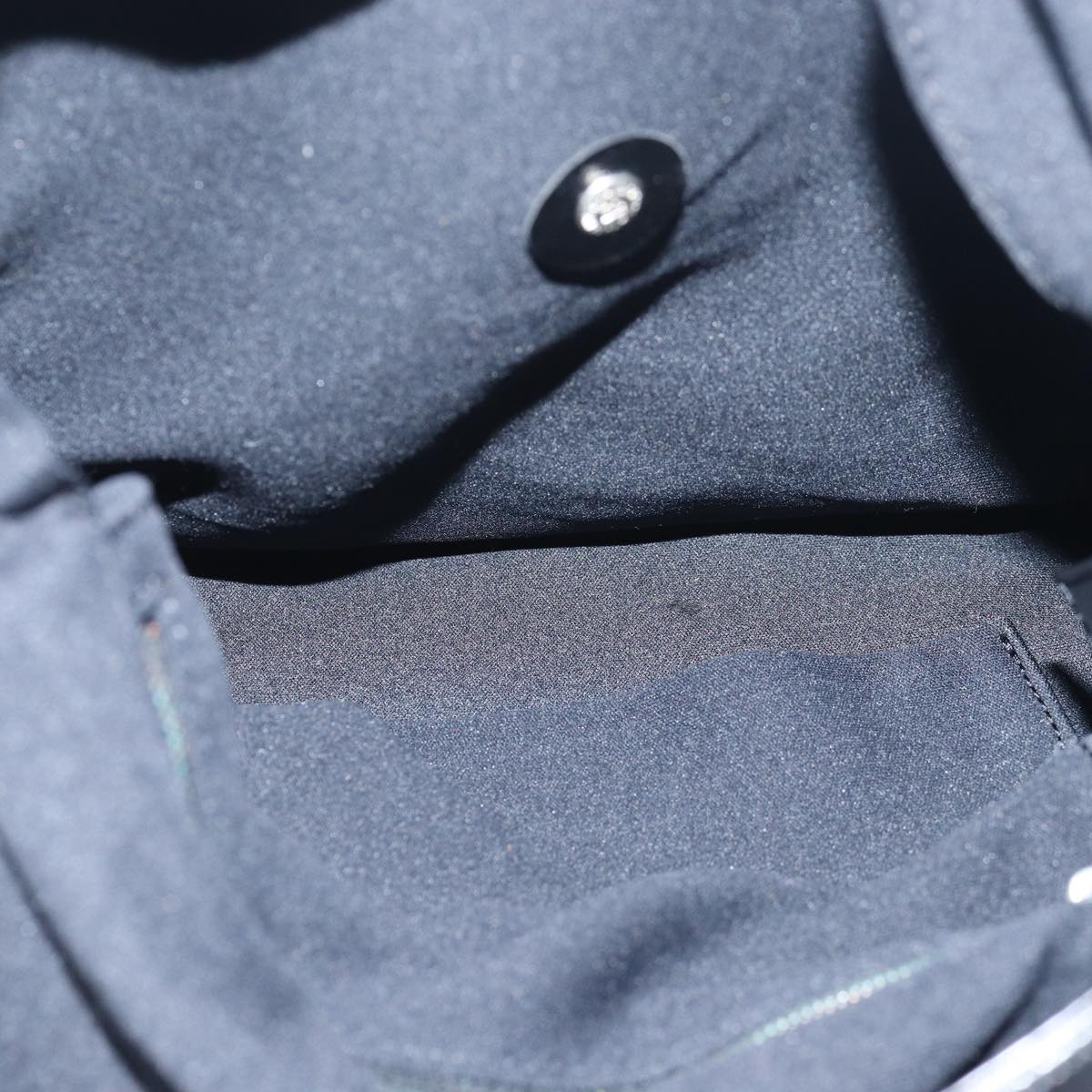 FENDI Mamma Baguette Shoulder Bag Nylon Black79364