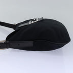 FENDI Mamma Baguette Shoulder Bag Nylon Black79364