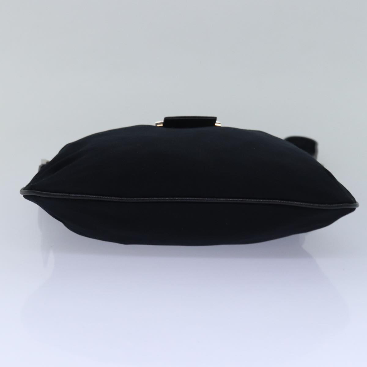 FENDI Mamma Baguette Shoulder Bag Nylon Black79364