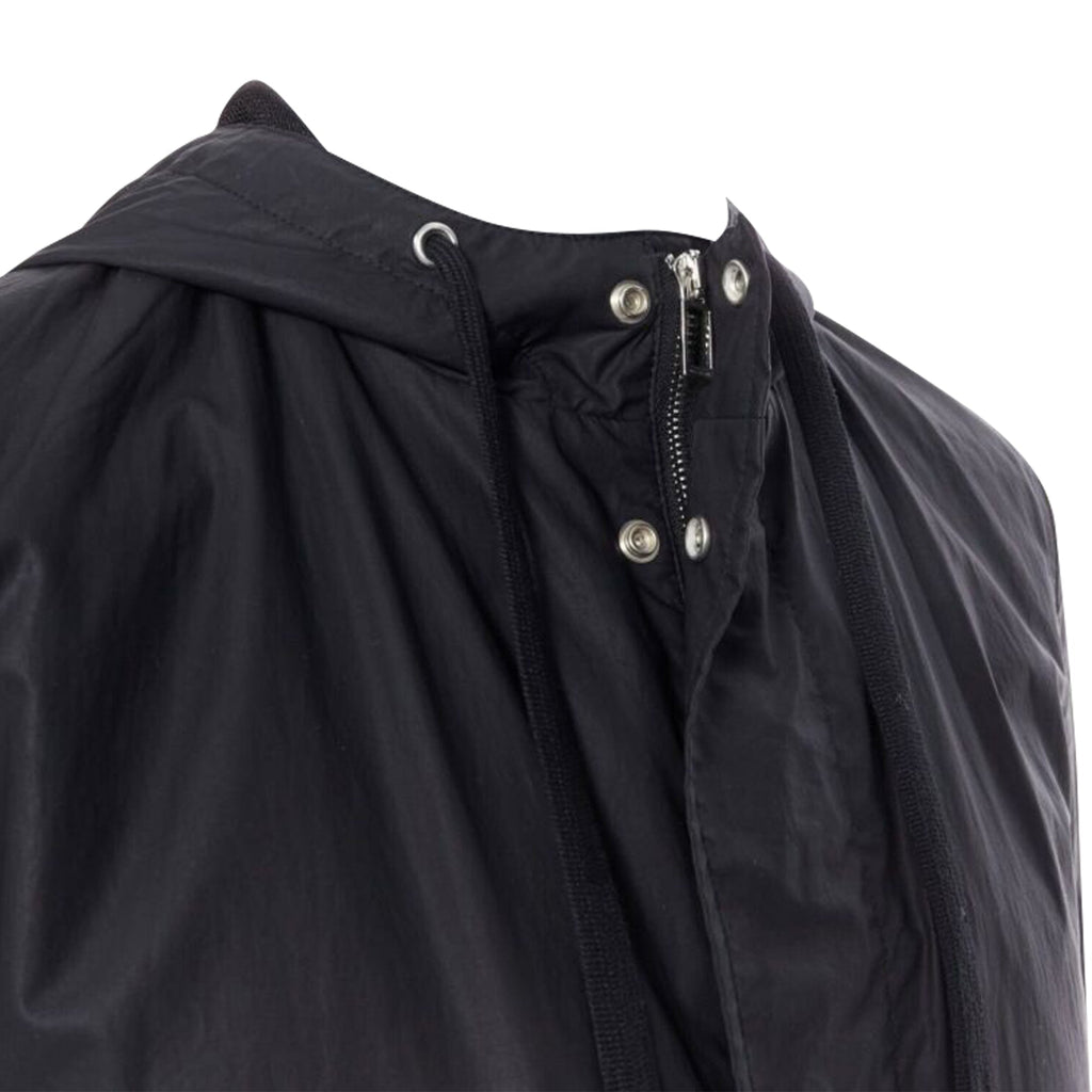 Christian Dior hooded utilitarian drawstrings zipper windbreaker jacket