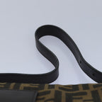 FENDI Zucca Canvas Mamma Baguette Shoulder Bag Brown Black79451A