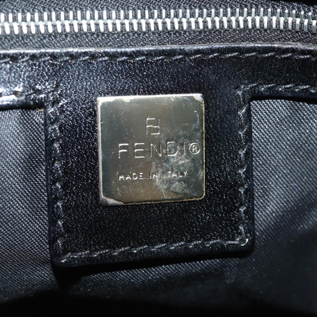 FENDI Zucca Canvas Tote Bag Black79458
