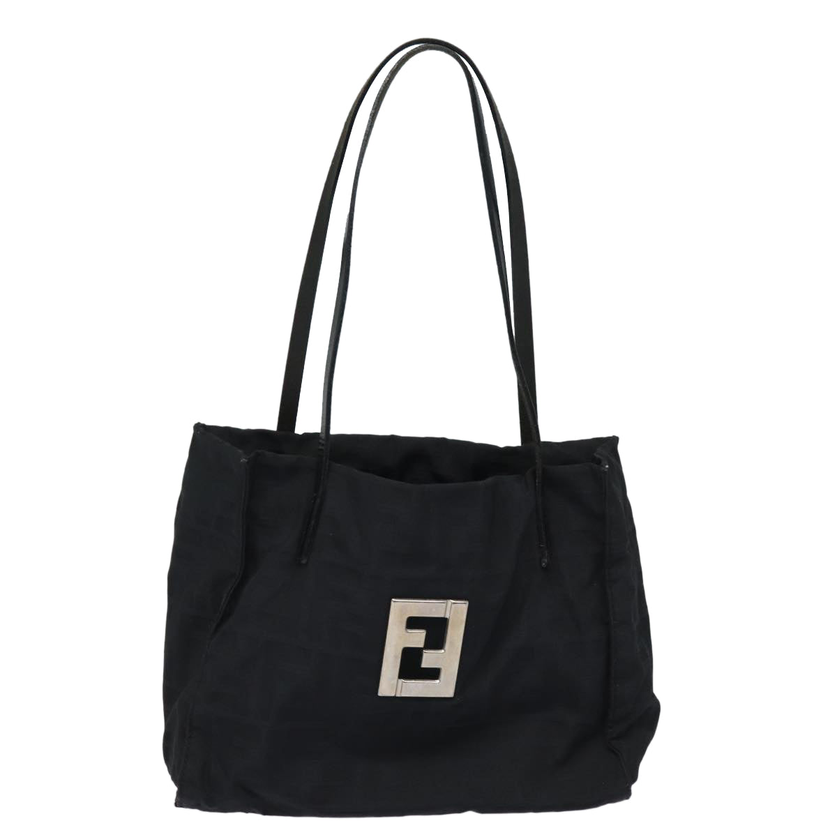 FENDI Zucca Canvas Tote Bag Black79458