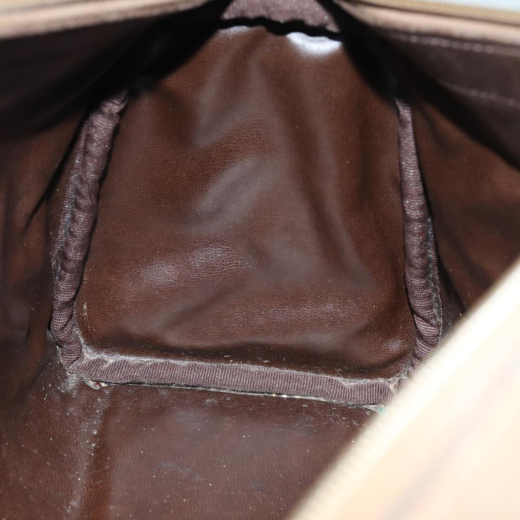 FENDI Zucchino Canvas Boston Bag Vintage Beige79528