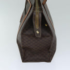 CELINE Macadam Canvas Shoulder Bag PVC Leather Brown  79543
