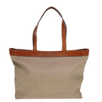 CELINE Macadam Canvas Tote Bag Beige Brown  79545
