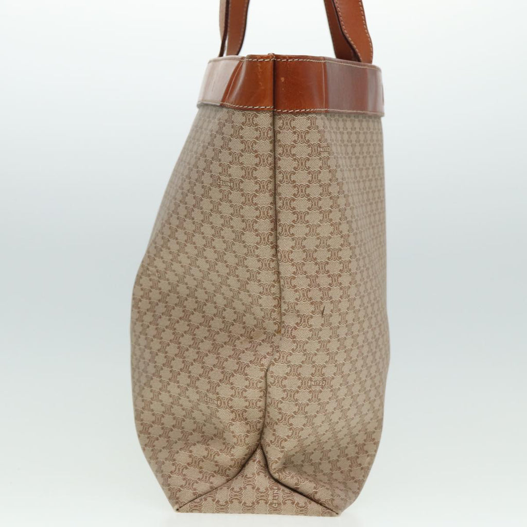 CELINE Macadam Canvas Tote Bag Beige Brown  79545