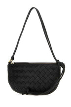 BOTTEGA VENETA Mini Intrecciato Leather Handbag with Detachable Pouch