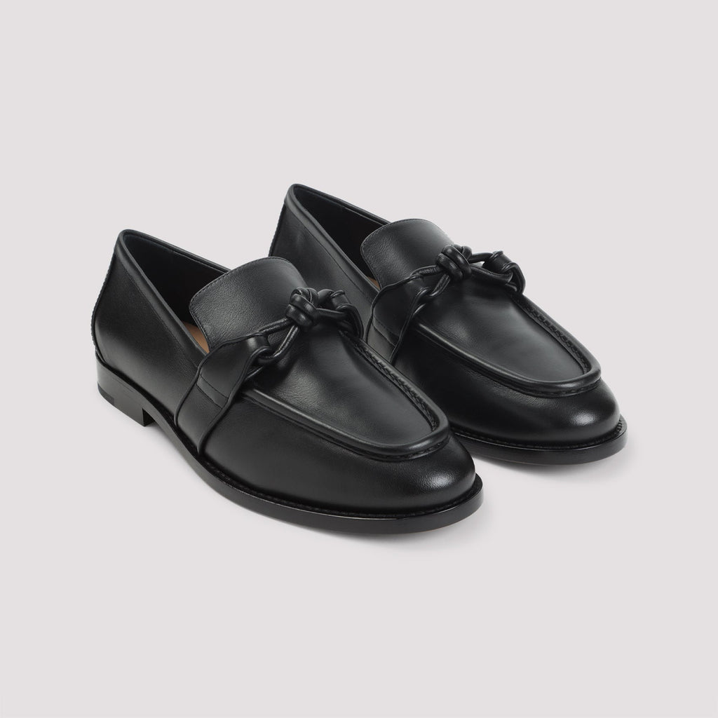 BOTTEGA VENETA Stylish Leather Loafers for Men