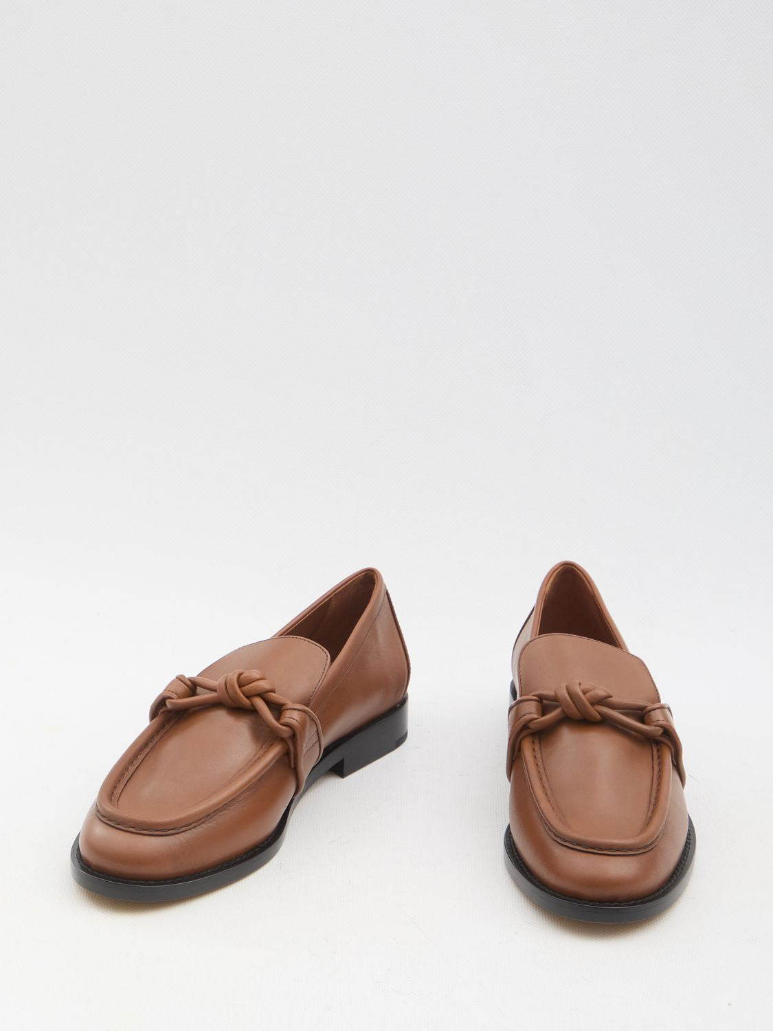 BOTTEGA VENETA Leather Astaire Loafers for Women